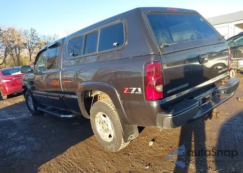 2004 Chevrolet Silverado 1500 Z71 из США, поврежденный, VIN 1GCEK19T24E367445